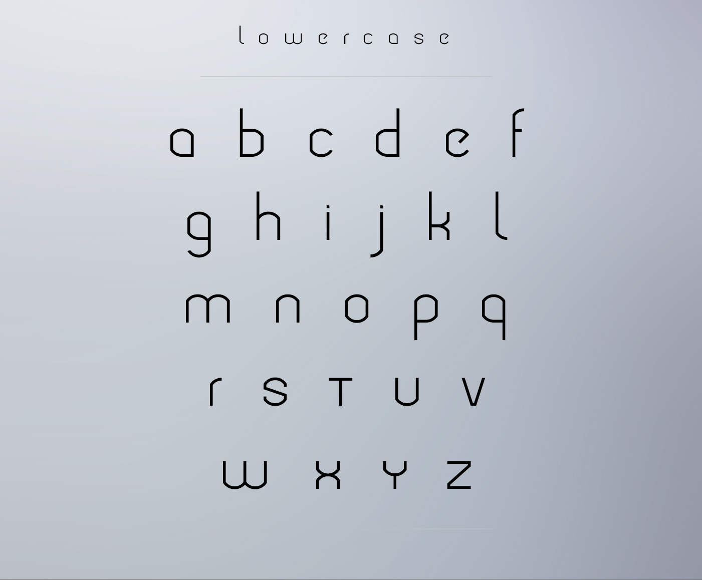 MODEKA – Typeface