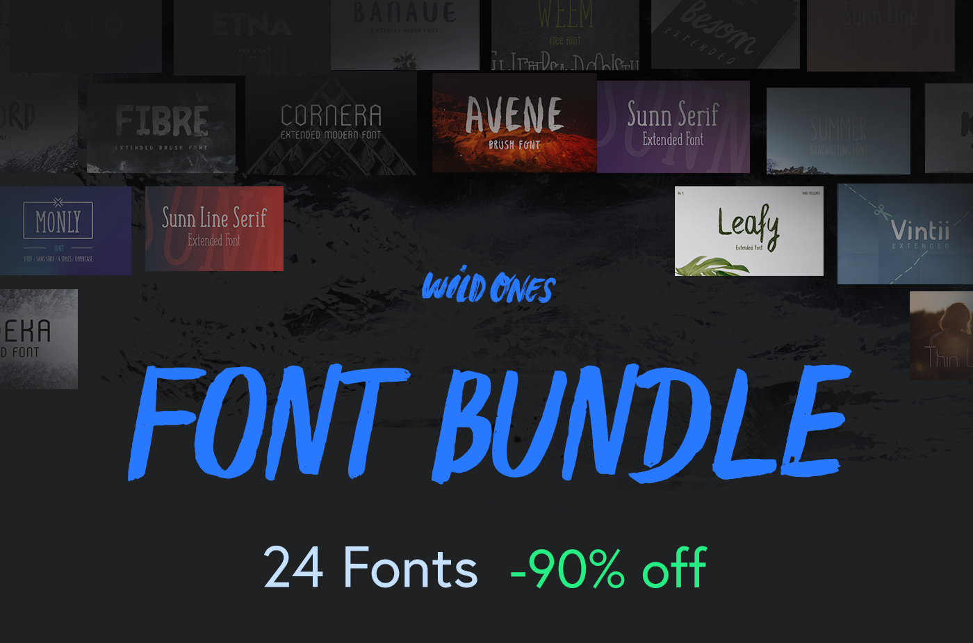 WildOnes Great Font Bundle
