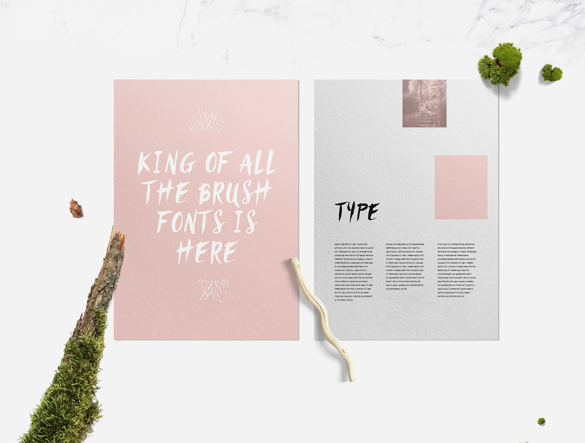 Sanös Brush Script Font